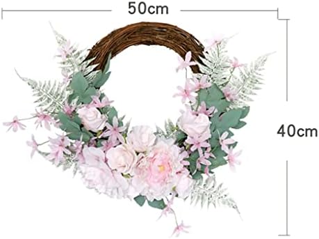 Coroa de grinaldora da primavera de houkai para todos para decoração de parede de parede da