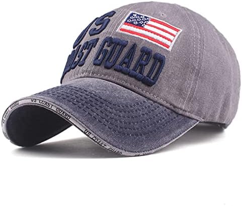 Chapéus de bandeira americana para homens homens Vintage USA Baseball Cap lavou o chapéu de pai não construído ajustável