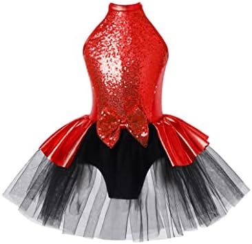 Jizyo Girls Sparkle Shakins Ballet Dance Dress Vestido de Balé