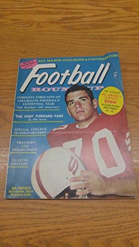 Sports Quarterly Football Roundup College Sports 1969 Vintage Magazine J41047