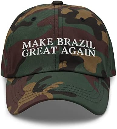 Faça o Brasil ótimo de novo, chapéu - engraçado Brasil Bordado Cap - Presente para orgulhosos