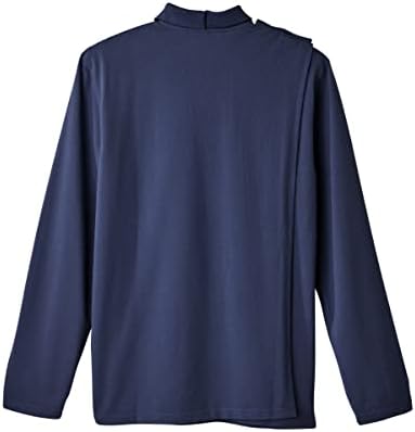 Camisa pólo adaptável de manga longa e de zagueiro de travamento masculino