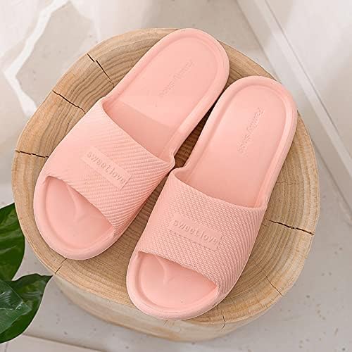 Mulheres Slippers Slippers Summer Slippers for Women Indoor Home to Flips Flip Soft Use Flat the Couples não deslize