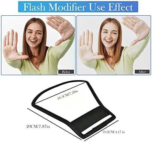 Pacote de sequpr 2 Câmera universal Flash Flash Difusor Cap com dobra elástica Bounce Difffuser, Speedlight de