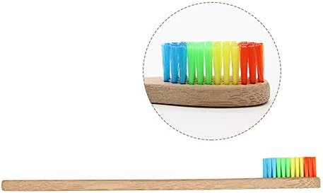 Escova de arco -íris dentes dentes dentes macios 2pcs produtos de banheiro fibra lixo de banheiro fino