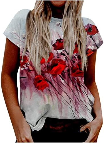 Camiseta de pintura a óleo vintage feminina camisetas casuais camisetas estampadas de manga curta v pescoço de