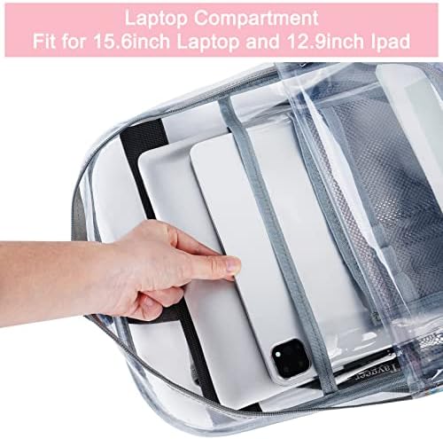 Mochila clara de mochila pesada, TPU Saco transparente extra grande para o estádio de viagens de trabalho