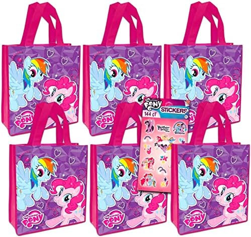 My Little Pony Party Sacos Pacote Conjunto - My Little Pony Party Supplies 6 Pacote My Little Pony Pony