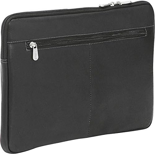 Piel Leather 13 polegadas Zip laptop, preto, tamanho único