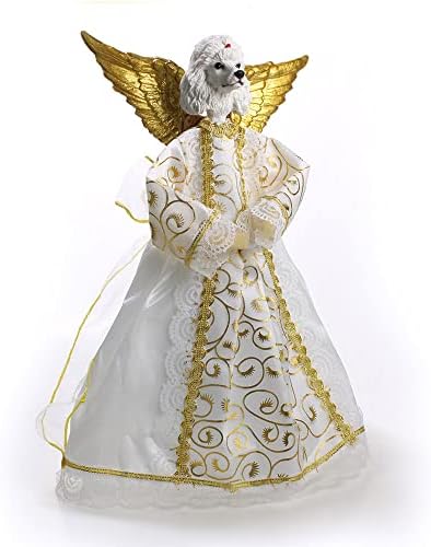 Poodle Angel Christmas Tree Topper