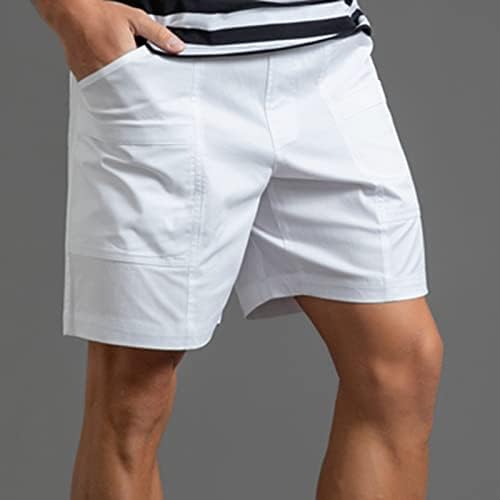 BMISEGM Men's Swimwear masculino verão calças de cor sólidas Pocketstring solto Sports casuais rápidos secos que