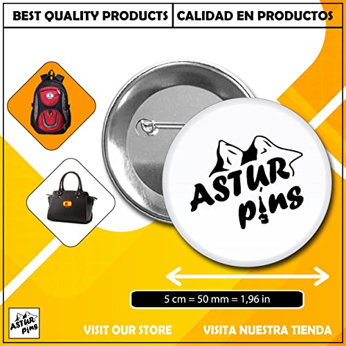 ASTUR PINS - Button Shield Santa Clara de Avedillo Zamora - crachá, detalhes da placa, roupas -backpacks,