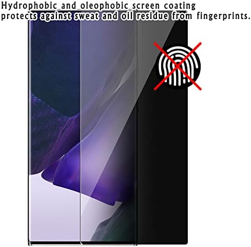 Protetor de tela de privacidade VAXSON, compatível com o adesivo Samsung Galaxy S23 Anti -Spy Film