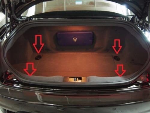 TrunkNets Inc Style Floor Flor de carga de carga para Maserati Granturismo 2008-2018 Novo