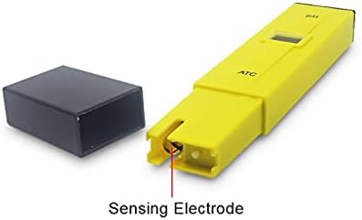 ZYJBM Digital PH Meter Water Tester Pen 0-14 PH Alta precisão para aquário Laboratório de alimentos para solo Monitor de pH ATC portátil