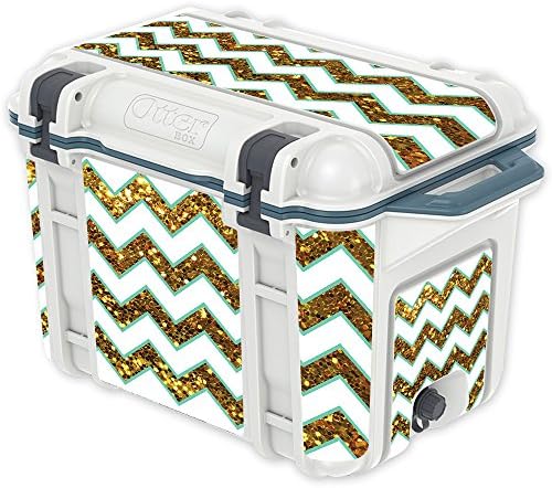 MightySkins Skin Compatível com otterbox Venture 45 QT Cooler - Chevron chamativo | Tampa protetora,