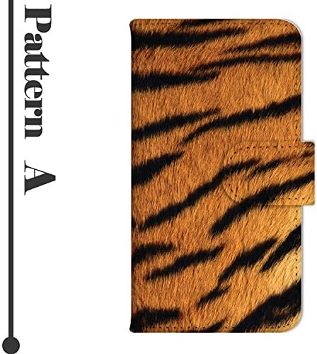 Caso do smartphone Tipo de flip compatível com todos os modelos Notebook impresso WN - 008 Caixa de capa de capa de animais de animais de animais, padrão A, padrão A