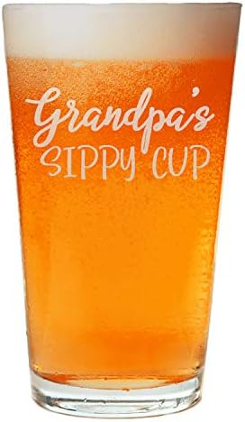 Pint de cerveja com copa canalheira do avô Neenonex - presente engraçado para vovô