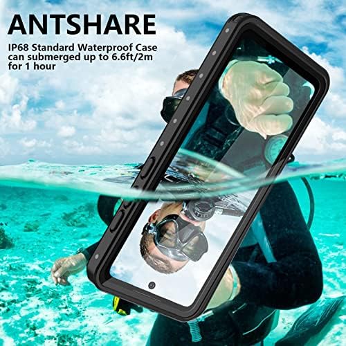 Antshare para Samsung Galaxy A52 Case à prova d'água, com protetor de tela embutido, caso de proteção de serviço pesado à prova de choque de corpo inteiro para a Samsung A52