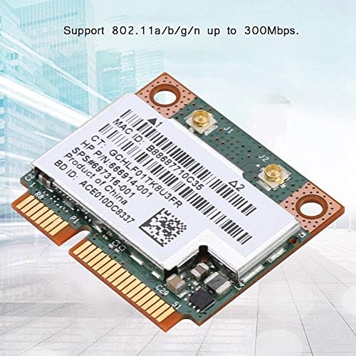 Cartão de rede sem fio de banda dupla Ashata para HP para Broadcom BCM943228HMB, 2,4g/5g Bluetooth 4.0