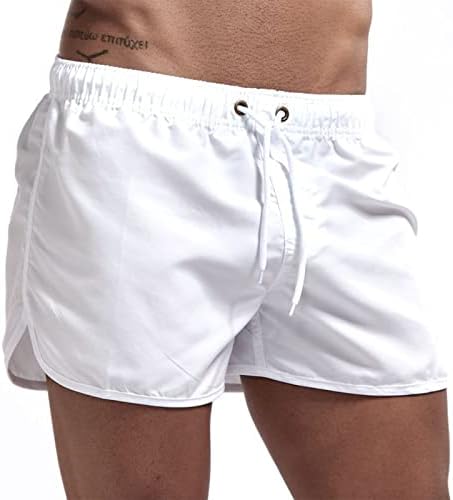 Ymosrh vestido shorts para homens calças casuais de praia masculino Impresso à prova d'água Five Pants Swim