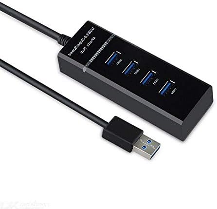 LMMDDP USB3.0 Extender Multi-Port USB 1 a 4 Adaptador de cabo Hub de docking Hub de 4 portas com 5 Gbps