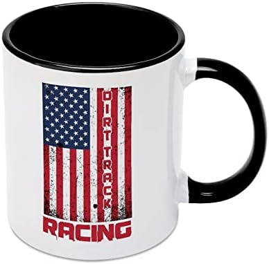 DirtTrack Racing American Flag Creme Creat