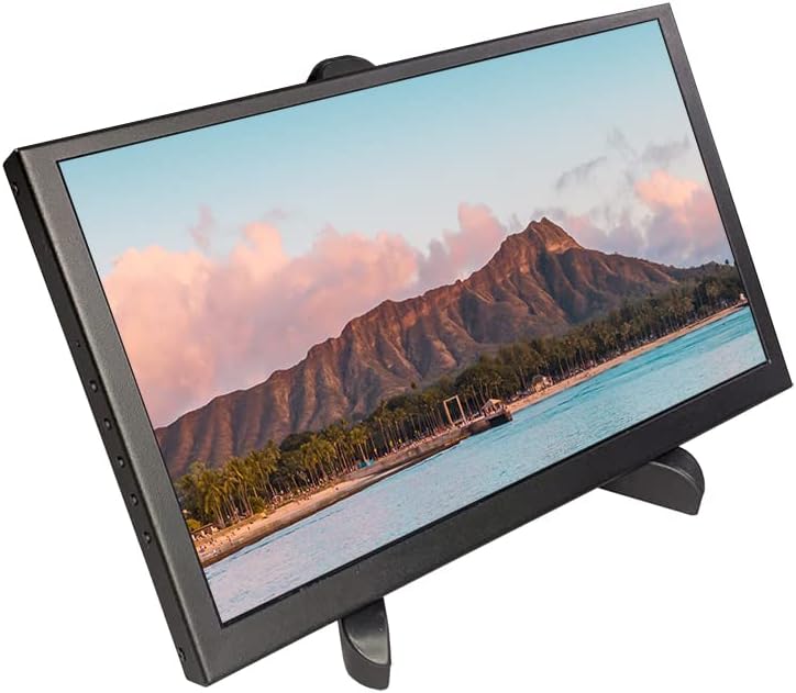 Tela LCD LCD LCD de 10,1 polegadas LCD, HD 1024x600 IPS Monitor portátil com alto -falantes duplos para PS4