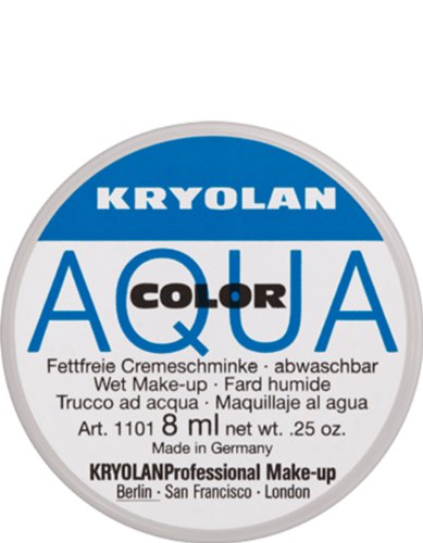 Aquacolor Kryolan Eyeshadow Base 1101 - Branco
