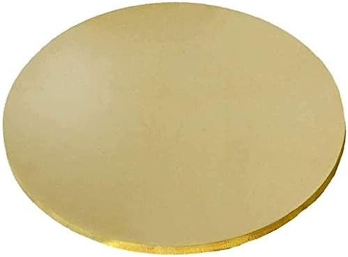ACCDUER Brass Disc Placa redonda Folha de cobre Liga de cobre Espessura do círculo sólido 0,8 mm usado