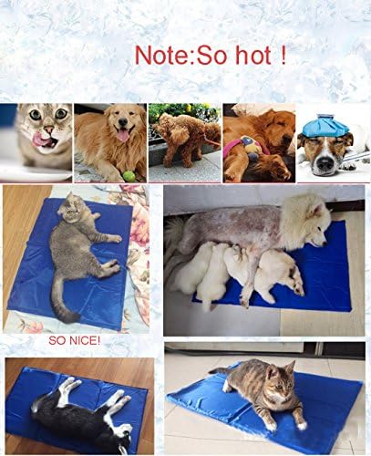 Oi Suyi Pet Refrigeing Mat Dog Ice Praw à prova d'água de pó de pó de pó Soft Comfort Pet Ice Mat Dog Bed