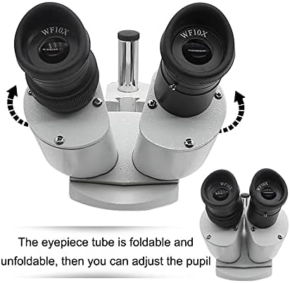 ZLXDP 10X-20X-30X-40X Microscópio estéreo binocular Binocular Microscópio Industrial Iluminado c/ocular