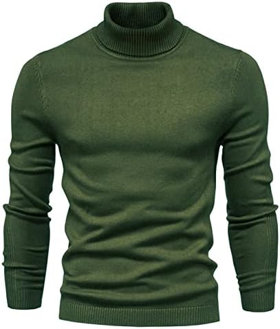 Sweater de malha masculina etono e inverno Novo suéter redondo suéter de camiseta sólida blusas de tamanho