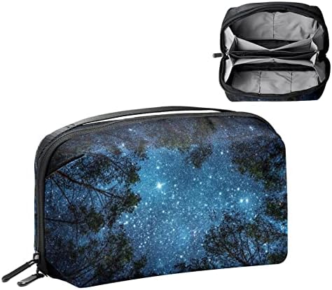 Colorido Medusa Starfish Starfish Makeup Bag Zipper Pouch Travel Organizador cosmético para mulheres