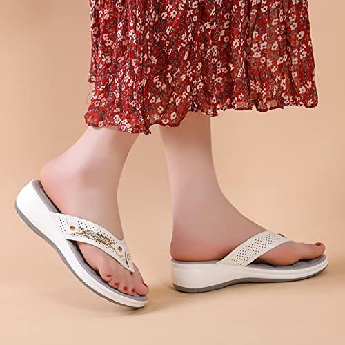 Sandálias de praia feminina chinelos com arco suportam o arco ajustável Casual Casual Fashion Fashion Leisure