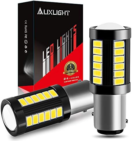 Auxlight 1157 2057 2357 7528 BAY15D 1400 Lumens super brilhante Baixa lâmpadas de lâmpadas LED