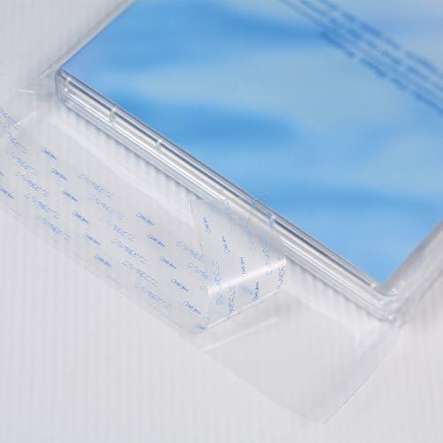Shimojima Heiko T17.5-21 Sacos Opp transparentes, Crystal Pack, com fita, 6,9 x 8,3 polegadas, 100 folhas