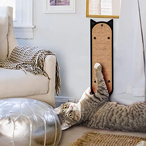 Postagem de arranhões de gato montado em gato de gato - fácil Snap replacável Kitty sisal scratch bloco - inclui