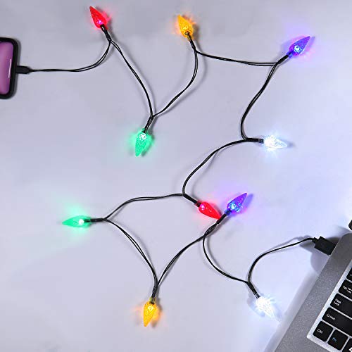 LED Christmas Light Phone Charger Cabo USB Chave Gream para Telefone 13/12/11 Pro/XS/XS Max/Xr/X/8 Plus/8/7
