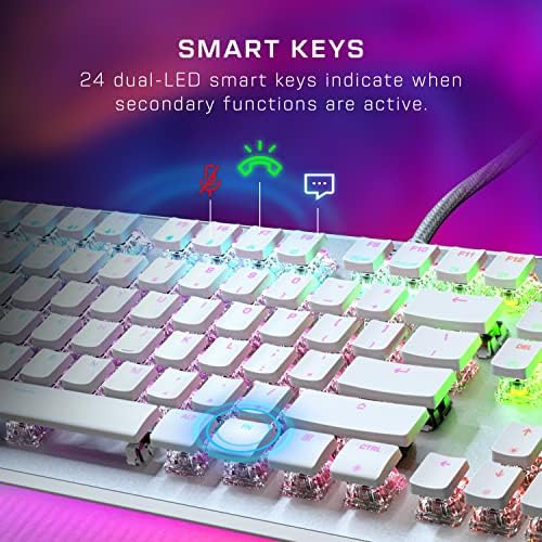 ROCCAT Vulcan II Max-teclado de jogos para PC óptico-mecânico com chaves iluminadas RGB personalizáveis ​​e