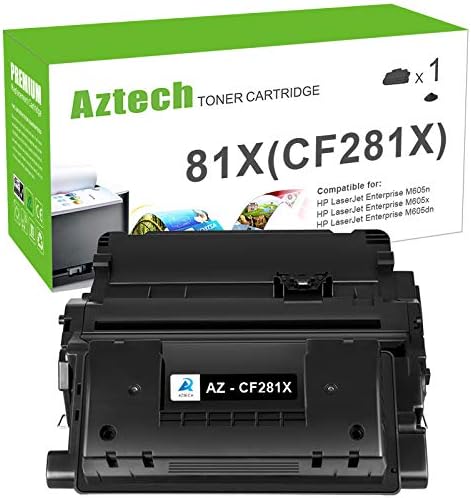 Substituição do cartucho de toner compatível com aztech para HP 81X CF281X 81A CF281A ENTERPRISE