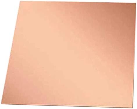 Placa Yuesfz Placa de cobre Placa de cobre roxa grossa 2.0mm 6 tamanhos diferentes Placa de cobre para