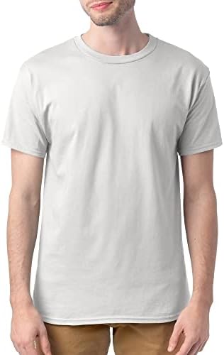 Hanes Essentials Men's T-shirt pacote, camisetas de manga curta masculina, camisetas de algodão para homens,
