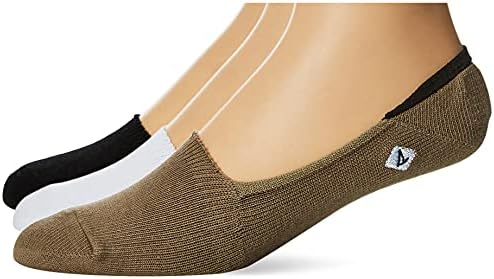 Sperry Men's Skimmer Feed Stripe Liner Socks-3 Par Pack-Lightweight Algodão macio de algodão e logotipo