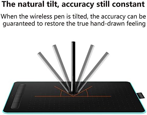 Buzhi WP9620N Tablet de desenho de tablets com 8192 níveis Sensibilidade de pressão 5080LPI