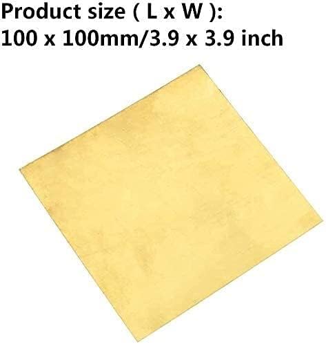 NIANXINN Folha de cobre Folha de cobre Metal Metal Brass Cu Metal Folha placa é ideal para fabricar