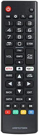 Akb75375604 Substituição de controle remoto - Compatível com TV LG 32LJ550B