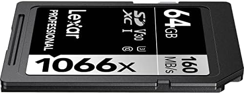 Lexar 64GB Professional 1066x SDXC Classe 10 UHS-I Memory Card 2 pacote com pano de microfibra