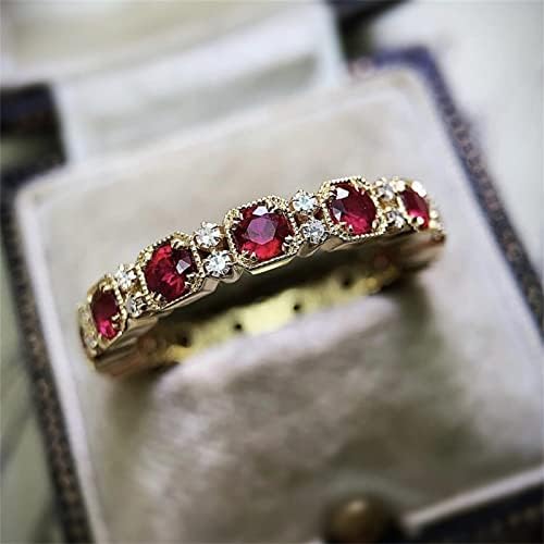 Anéis de casamento e noivado engajaram o zircão de pedra anel de jóias brilhantes para mulheres anéis de jóias