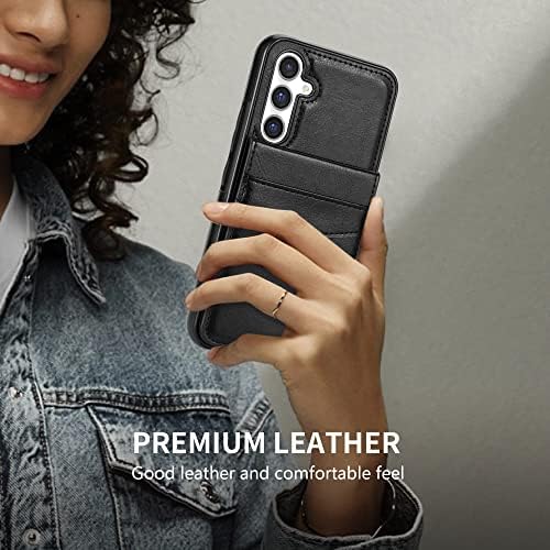 YWKJ Compatível com a carteira Samsung Galaxy A54 5G Caixa com capa de telefone de choque protetora de choque protetor de couro flip de slot para Samsung Galaxy A54